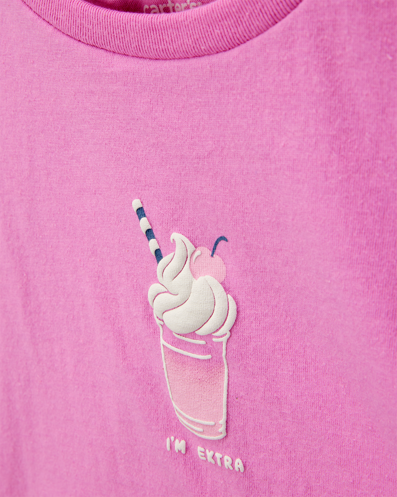 Kid Milkshake Short-Sleeve Graphic Tee - Purple, image 2 of 4 slides