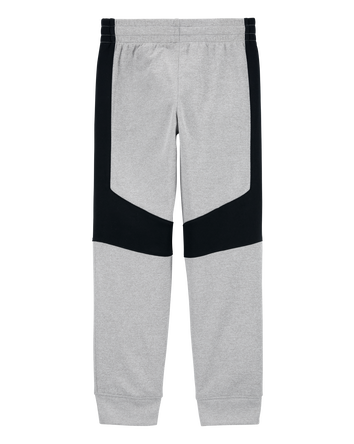 Kid Colorblock Active Mesh Pants - Grey, 