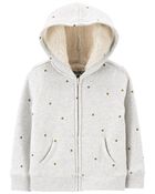 Toddler Hooded Zip Jacket & Fleece Pants Set, image 3 of 4 slides