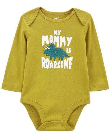 Baby Mommy Long-Sleeve Bodysuit, 