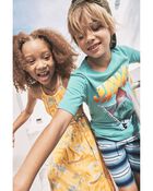 Kid Floral Print LENZING™ ECOVERO™ Maxi Dress, image 2 of 4 slides