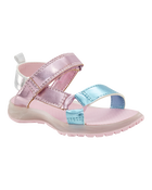 Toddler Light Up Metallic Sandals - Pink/Blue, image 1 of 8 slides
