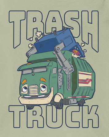 Toddler Trash Truck™ Short-Sleeve Graphic Tee - Green , 