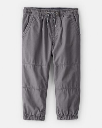 Toddler Boy Lined Joggers - Grey, 