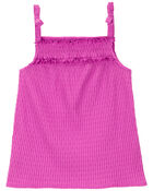 Baby Textured Smocked Tank, image 1 of 3 slides