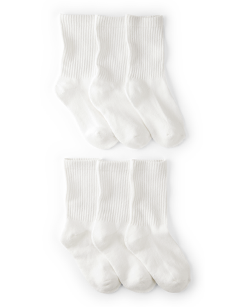 Kid 6-Pack Crew Socks, 