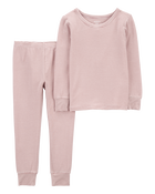 Toddler 2-Piece Striped PurelySoft Pajamas, image 1 of 5 slides