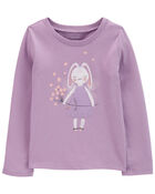 Toddler Bunny Long-Sleeve Graphic Tee, image 1 of 3 slides