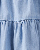 Baby Organic Cotton Chambray Dress , image 5 of 6 slides