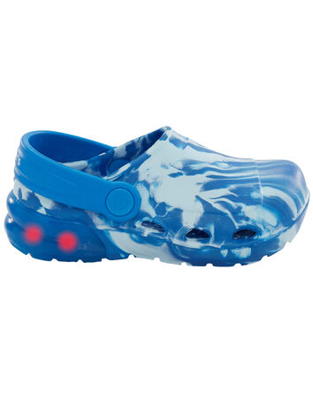 Toddler Tie-Dye Light-Up Rubber Clogs, 