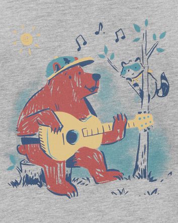Toddler Bear Guitar Graphic Tee, 