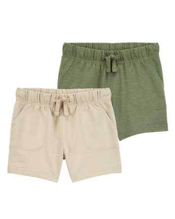 Toddler 2-Pack Pull-On French Terry Shorts, 