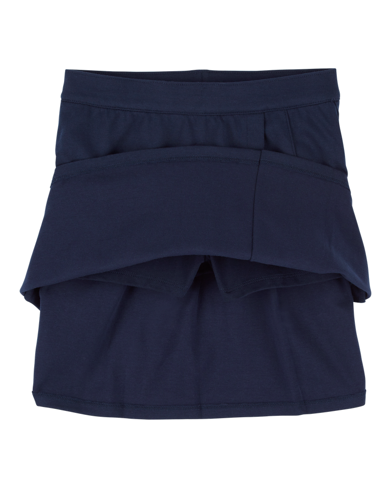 Kid Ponte Knit Uniform Skort, image 2 of 4 slides