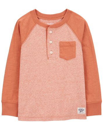 Toddler Pocket Henley, 