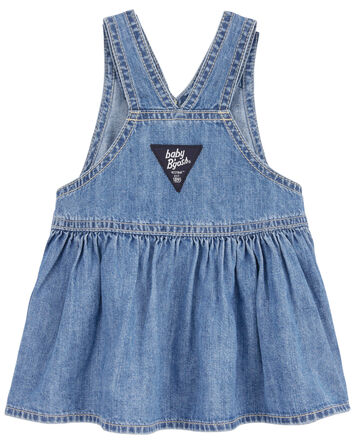Baby Vintage Inspired Denim Jumper Dress, 