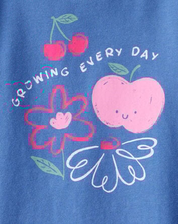Toddler Girl Growing Every Day Long-Sleeve Graphic Tee - Blue, 