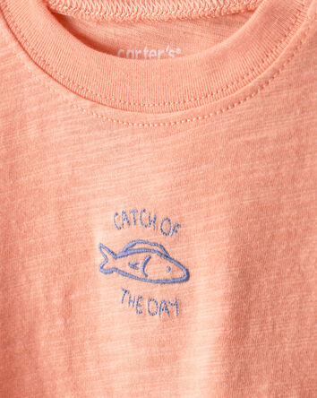 Baby 2-Pack Beach Multipack Bubble Rompers - Orange/Ivory, 