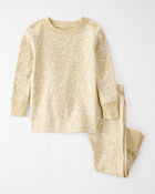 Baby Floral Print Organic Cotton 2-Piece Pajamas, image 1 of 4 slides