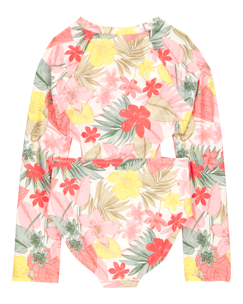 Kid 1-Piece Floral Rashguard, image 2 of 4 slides