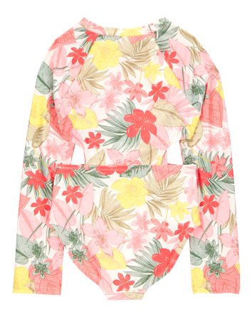 Kid 1-Piece Floral Rashguard, 