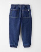 Toddler Denim Joggers Made with Organic Cotton, image 2 of 4 slides