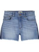 Blue - Kid Iconic Denim Shorts