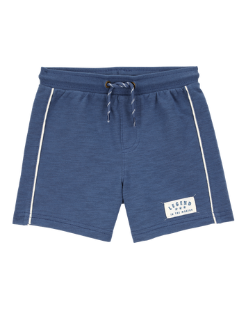 Baby All-Star Pull-On Cotton Shorts - Blue, 