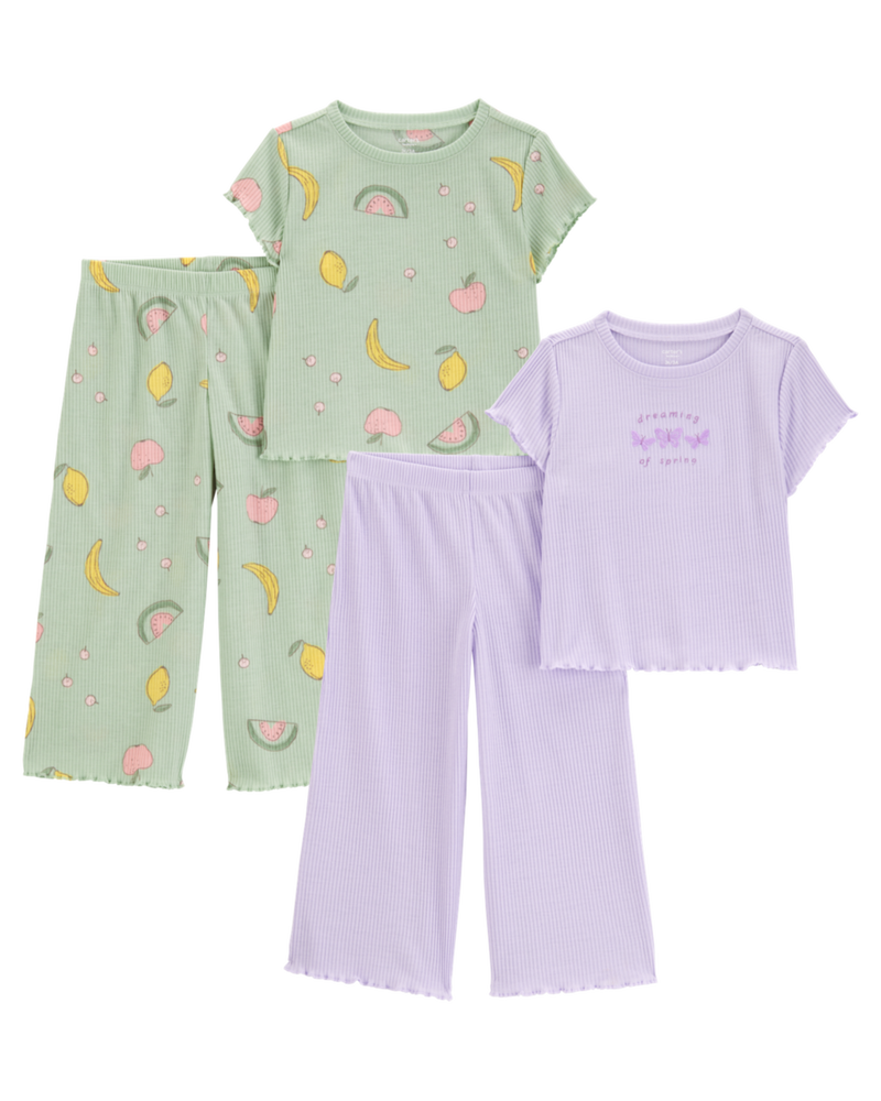 Toddler 4-Piece Pajamas, image 1 of 6 slides