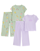 Toddler 4-Piece Pajamas, image 1 of 6 slides