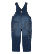 Toddler Stretch Denim Overalls, image 2 of 5 slides