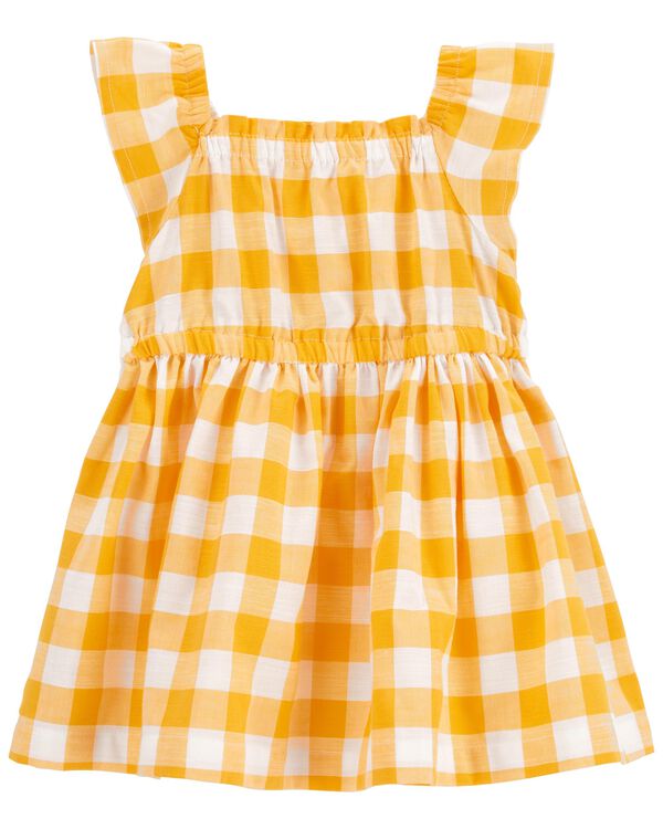 Yellow Baby Yellow Gingham Dress | carters.com