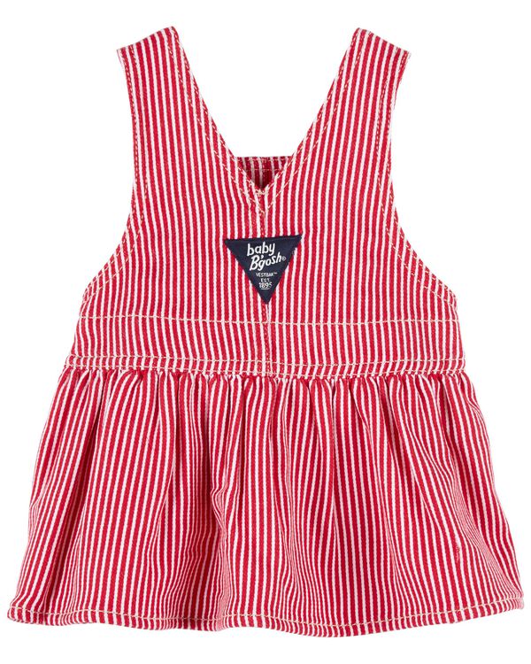 Baby Hickory Stripe Twill Jumper Dress
