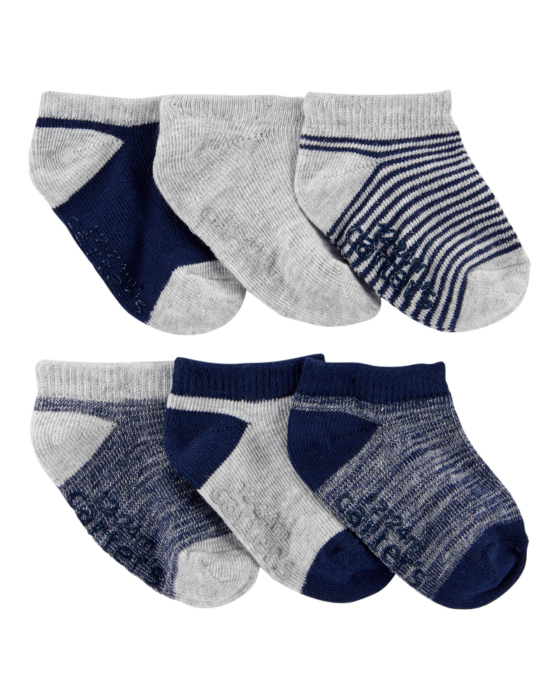 Baby 6-Pack Ankle Socks, image 1 of 2 slides