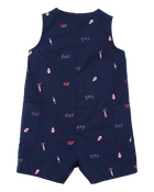 Baby 4th Of July Button-Down Romper, image 2 of 4 slides