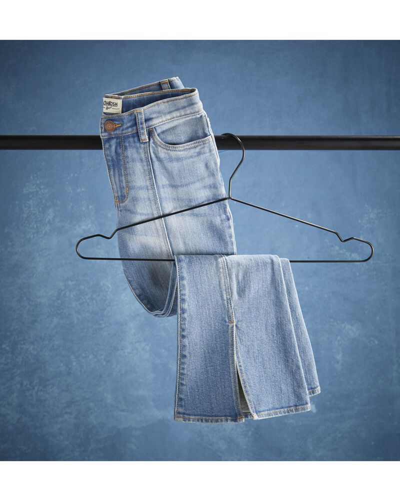Kid High-Rise Split Hem Iconic Denim Jeans, image 5 of 6 slides