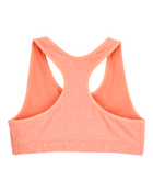 Kid Floral Racerback Sports Bra, image 2 of 4 slides