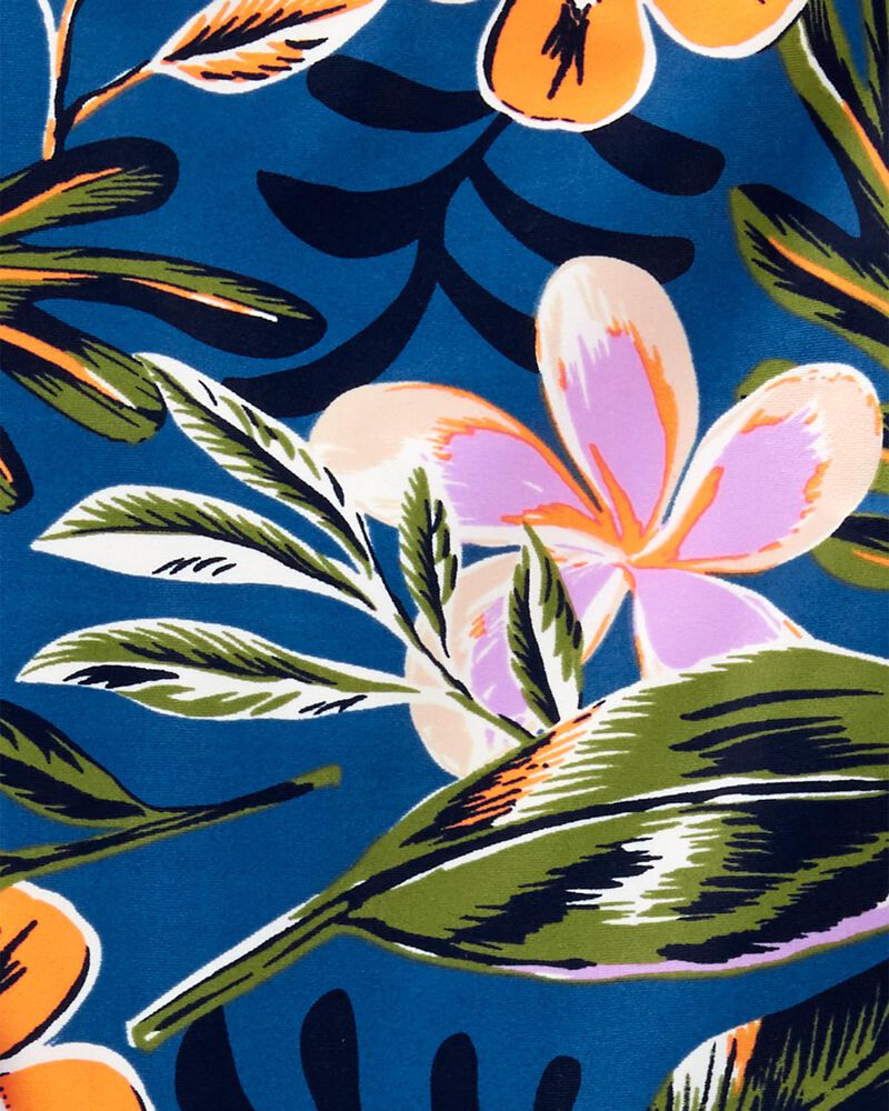Kid Floral Print Cut-Out Swimsuit, image 3 of 4 slides