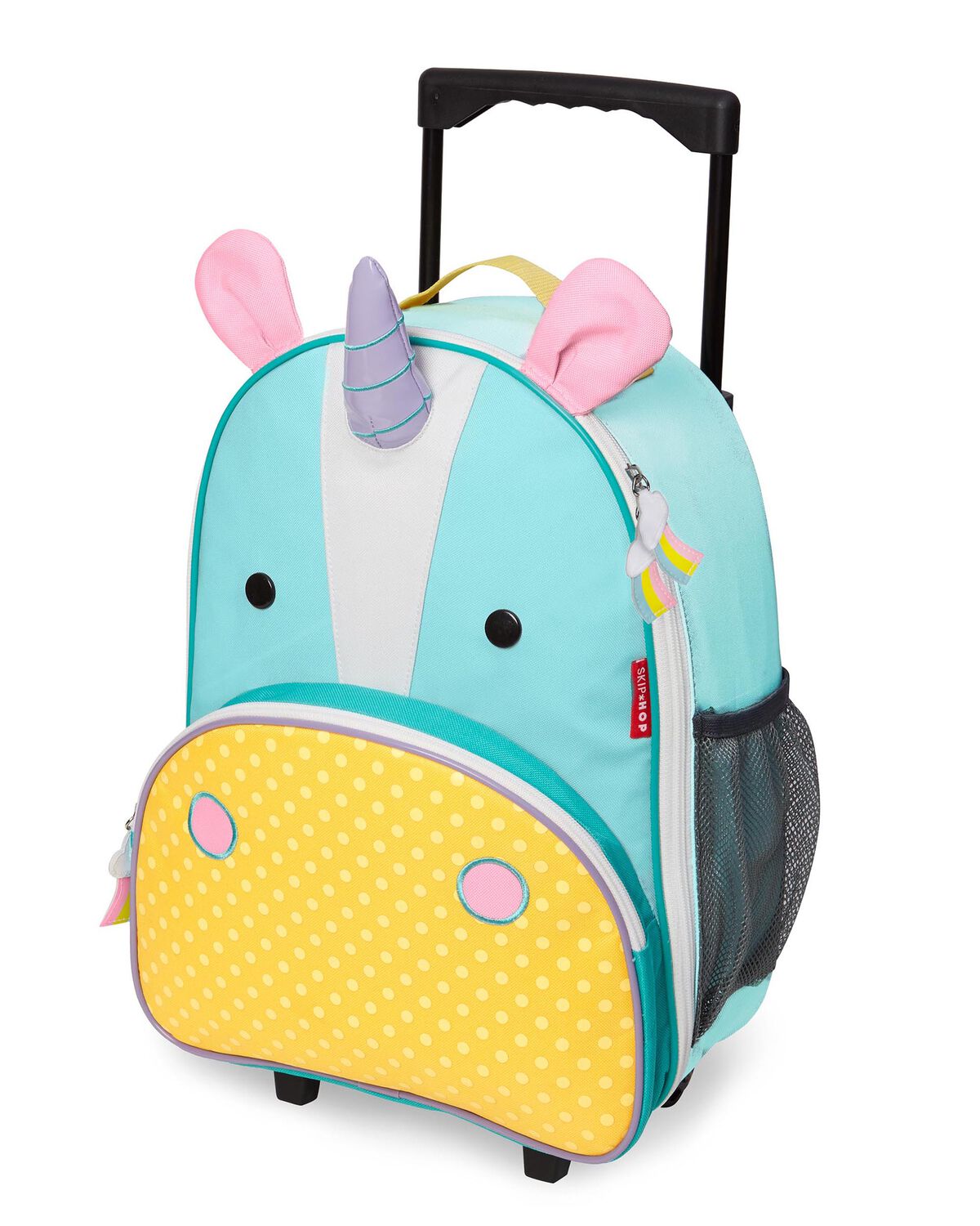 Zoo kids rolling luggage