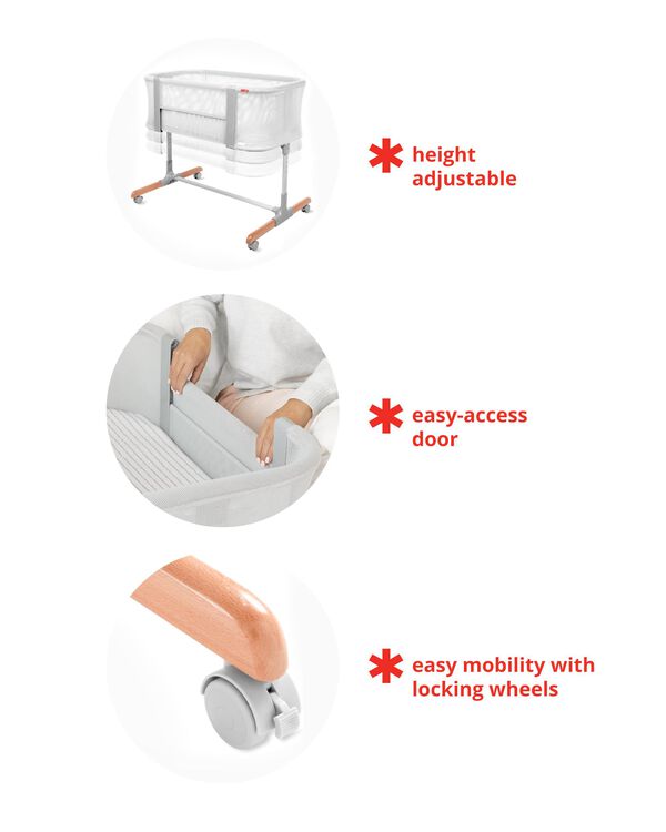 Cozy-Up 2-in-1 Bedside Sleeper & Bassinet