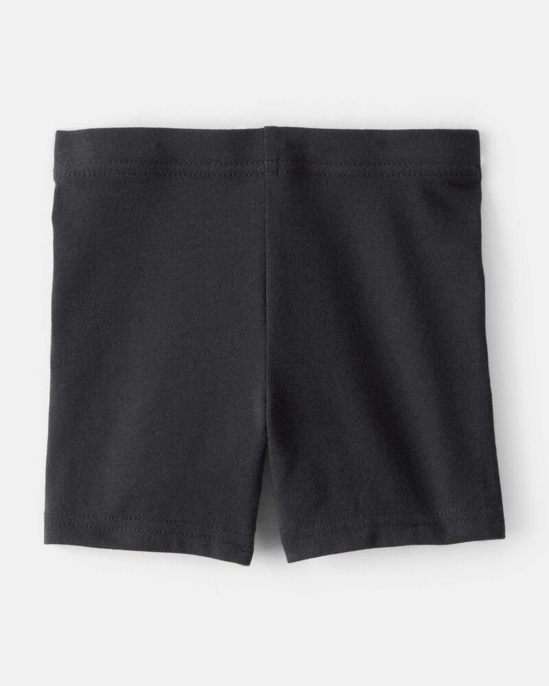 Toddler Girl 2-Pack Tumbling Shorts - Black/White, image 2 of 8 slides