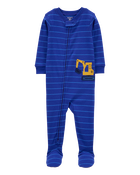Baby 2-Pack 100% Snug Fit Cotton Footie Pajamas, image 4 of 5 slides