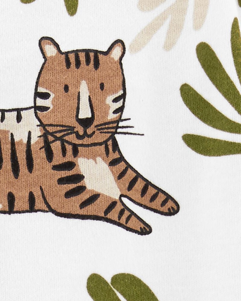 Baby Tiger Snap-Up Footie Sleep & Play Pajamas, image 2 of 3 slides