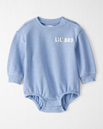 Baby Organic Cotton Lil' Bro Bubble , 