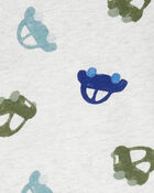 Baby Car Print Long-Sleeve Bodysuit, image 2 of 3 slides