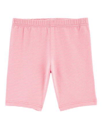 Kid Striped Bike Shorts, 