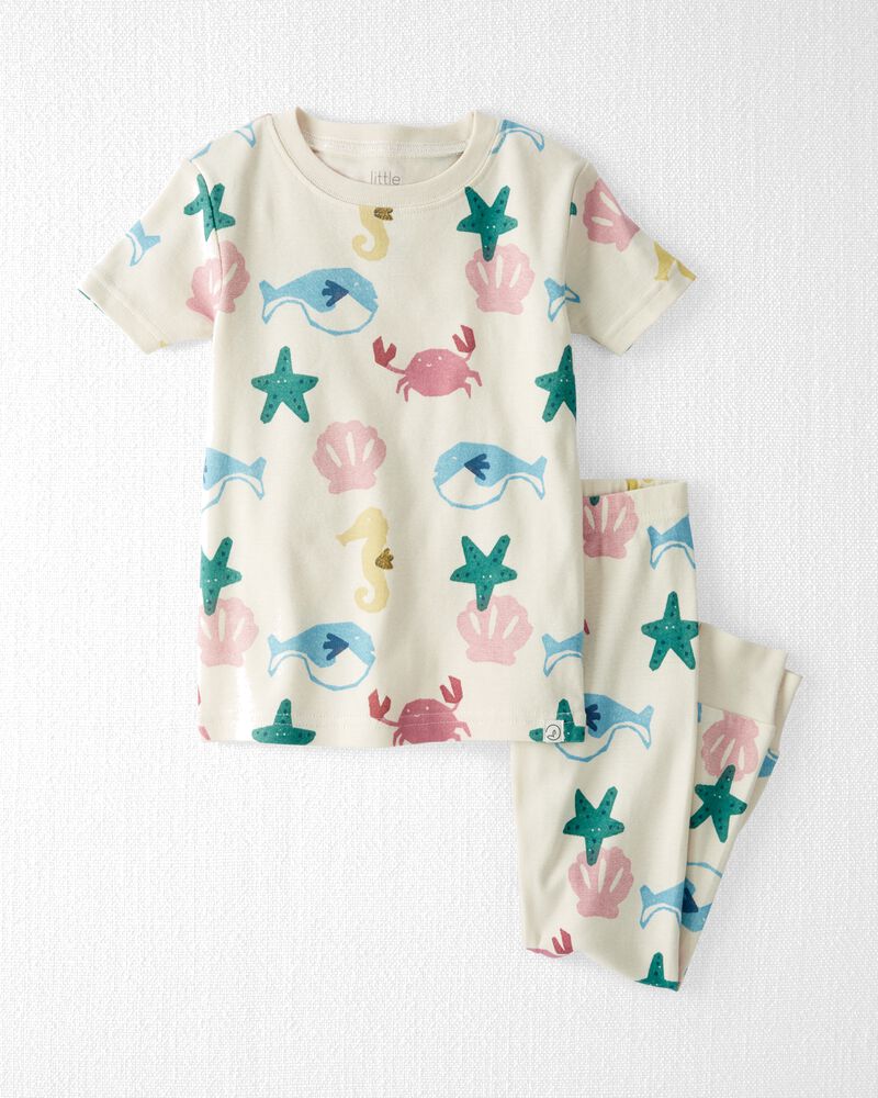 Toddler Organic Cotton Pajamas Set, image 1 of 4 slides