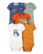 Baby 5-Pack Short-Sleeve Bodysuits, image 1 of 7 slides