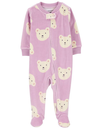 1-Piece Bear Fleece Footie Sleep & Play, 