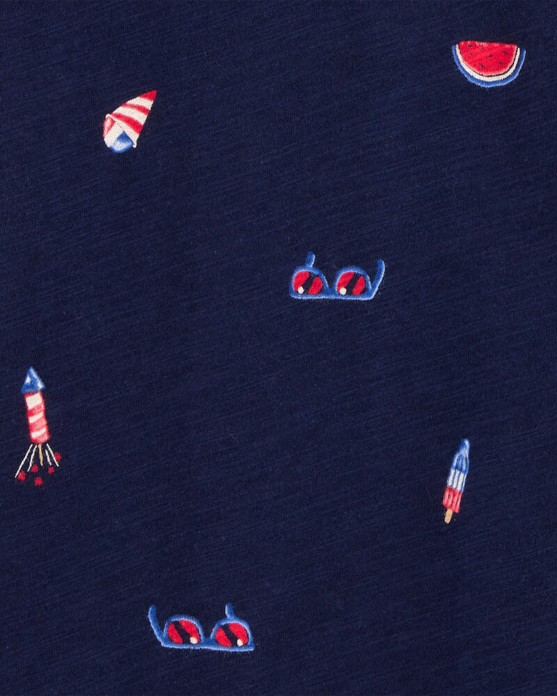 Kid 4th Of July Cotton Polo, image 2 of 3 slides