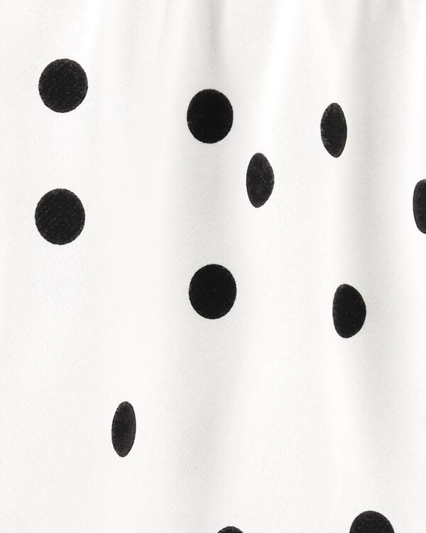 Ivory Polka Dot Toddler 2Piece Toddler Polka Dot Set